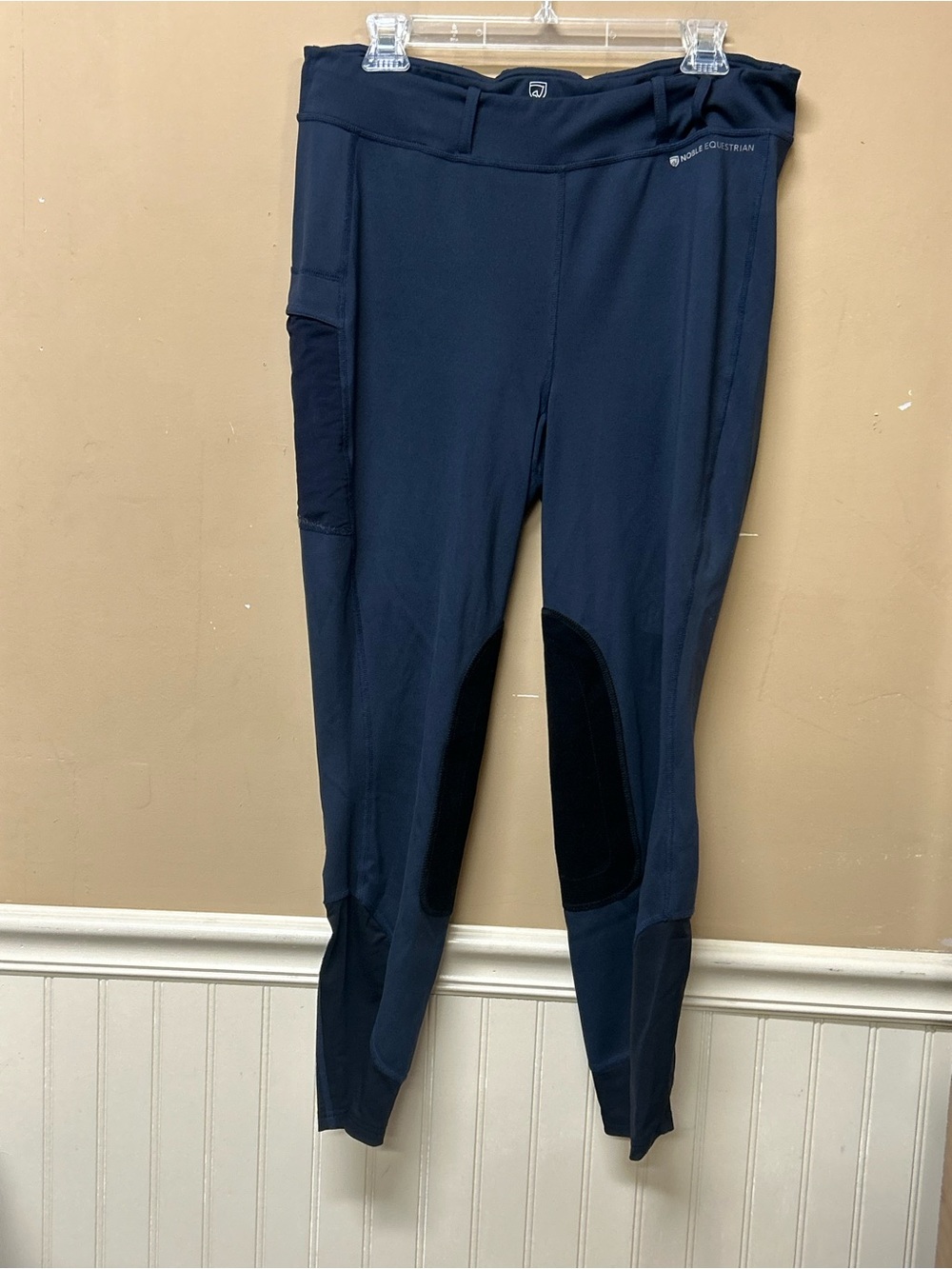 Noble Outfitters Balance Riding Tights Women’s XL Navy Breeches Equestrian